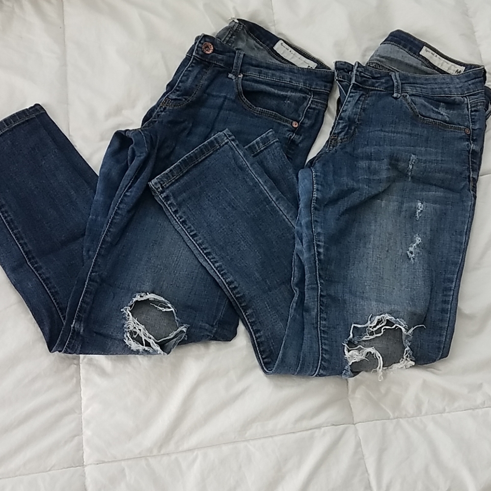 Special A Los Angeles Distressed Skinny Jeans M/5